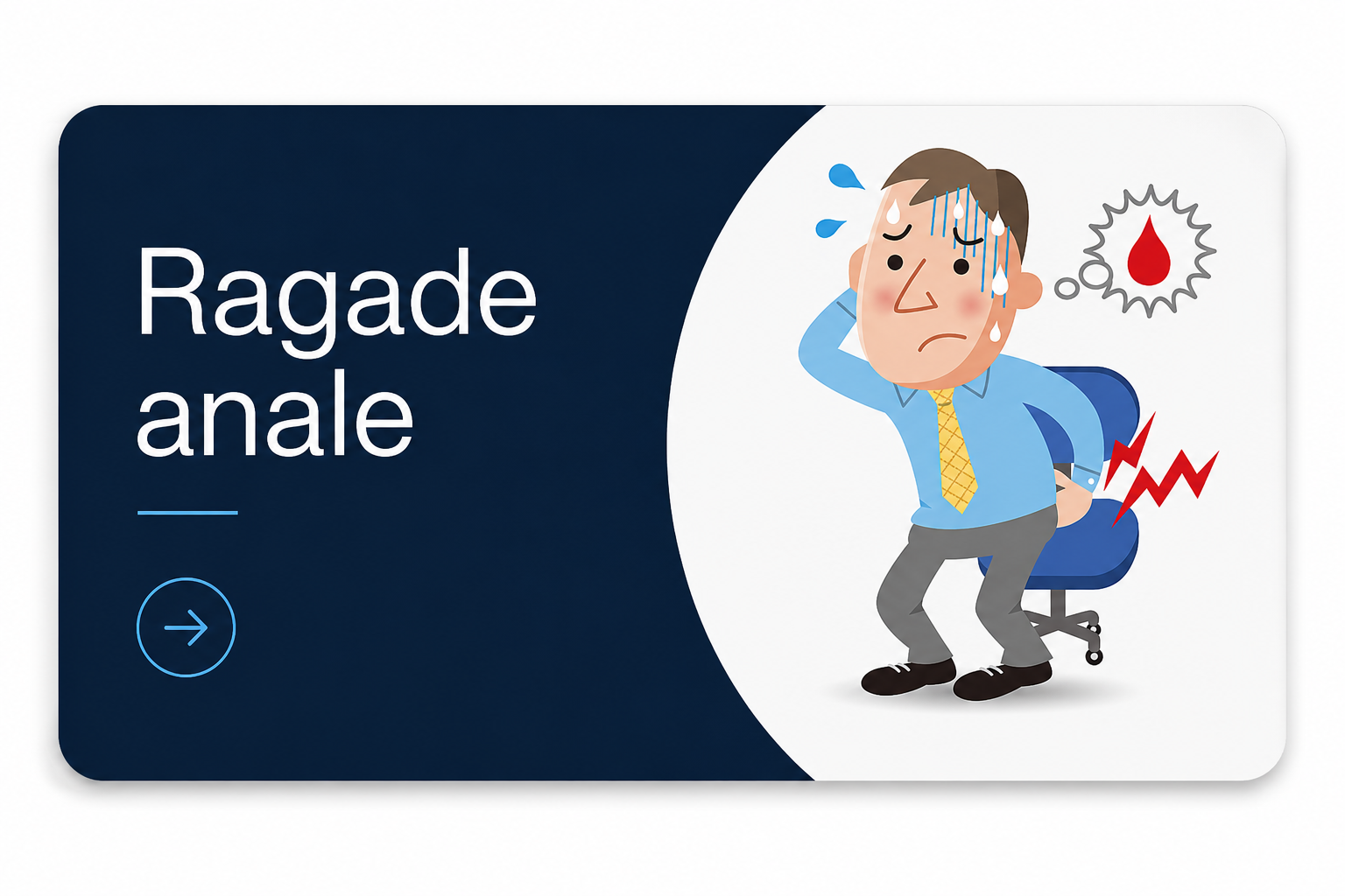 tasto ragade anale